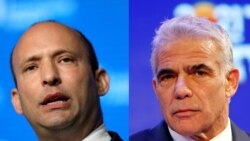 Naftali Bennett (kiri, 49 tahun) dan Yair Lapid (57 tahun)