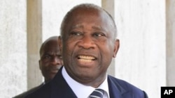 លោក​ប្រធានាធិបតី​​ Laurent Gbagbo នៃ​ប្រទេស​ កូឌីវ័រ​ ថ្ងៃ​ទី​៦​ខែ​មករា​ឆ្នាំ​២០១១។