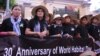 Protesters March Against Land Grabs on World Habitat Day