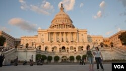 美国国会(美国之音常晓拍摄) 