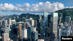 资料照：香港金融区鸟瞰 