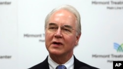 Tom Price, ministre américain de la Santé.