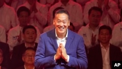 资料照片：为泰党领袖、如今成为泰国总理的赛塔·他威信。（2023年1月17日）