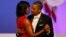 U.S. President Barack Obama and first lady Michelle Obama dance at the Commander in Chief's Ball in Washington, January 21, 2013.