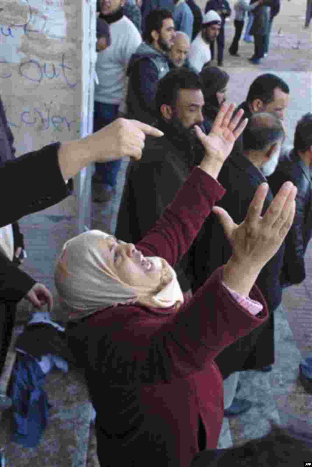 This photograph, obtained by The Associated Press outside Libya and taken by an individual not employed by AP, shows a scene from recent days' unrest in Benghazi, Libya. (AP Photo) EDITOR'S NOTE: THE AP HAS NO WAY OF INDEPENDENTLY VERIFYING THE EXACT CONT