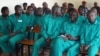Defendants in this week's trial at a Rwandan Military Tribunal, May 16, 2014. (Photo: Nicholas Long for VOA)