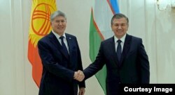 Prezidentlar Atambayev va Mirziyoyev, dekabr, 2016