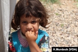 In the camps, families say their immediate needs — like cooking gas, schools and money — are more critical to them than national politics, at the Hassan Sham camp in Iraq, May 10, 2018.