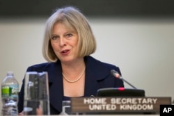 United Kingdom Home Secretary Theresa May