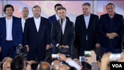 ბიძინა ივანიშვილი გამარჯვებას ზეიმობს