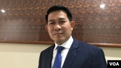 លោក កេត សោផាន់ អ្នកនាំពាក្យក្រសួងការបរទេស នៅក្រសួងការបរទេស​ កាលពីថ្ងៃទី១៧ ខែកក្កដា ឆ្នាំ២០១៩។ (កាន់ វិច្ឆិកា/VOA) 