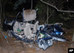 The aftermath of the accident that killed 15-year-old Ryan Didone.