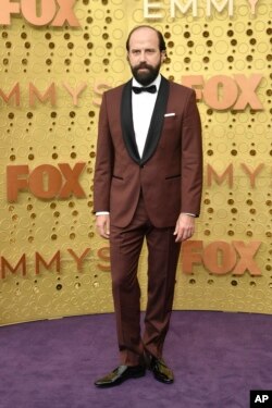 Brett Gelman arrives at the 71st Primetime Emmy Awards on Sunday, Sept. 22, 2019, at the Microsoft Theater in Los Angeles. (Photo by Richard Shotwell/Invision/AP)