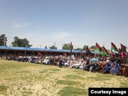 Shibirg'ondagi o'zbek va turkmanlar namoyishi