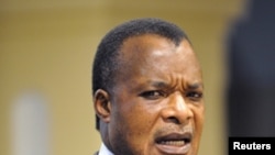 Le président congolais Denis Sassou NGuesso 