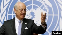 Utusan Khusus PBB untuk Suriah, Staffan de Mistura di Jenewa, Swiss. (foto: dok).