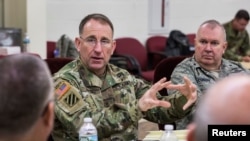 로버트 에이브러스 주한미군사령관. 