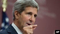 FILE - U.S. Secretary of State John Kerry.