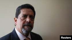 Edgar Zambrano, Vice President of Venezuela's National Assembly, poses for a picture after an interview with Reuters in Caracas, Venezuela, Oct. 2, 2019.