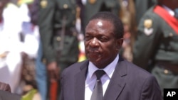 Le vice-président Emmerson Mnangagwa du Zimbabwe