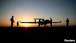 تصویری از آزمایش یک پهپاد ساخت ایران - آرشیو