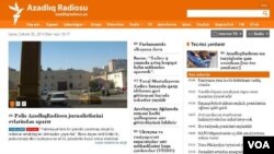 AzadlıqRadiosunun internet səhifəsi 