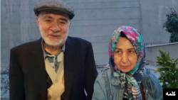 میرحسین موسوی و همسرش زهرا رهنورد. آرشیو