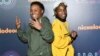 Detroit rap duo Zayion McCall, left, and Zay Hilfigerrr attend the 2016 Nickelodeon HALO Awards at Pier 36, Nov. 11, 2016, in New York.