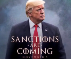 Screen grab of meme posted by President Donald Trump on his Twitter account on Nov. 2, 2018.