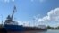 A photo shows the Russian tanker Nika Spirit, formerly named Neyma, which was detained by Ukrainian security services, in the port of Izmail, Ukraine, in this handout picture obtained by Reuters July 25, 2019.