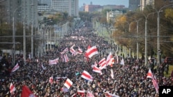 Протесты против фальсификации выборов Александром Лукашенко в 2020 году (архивное фото).