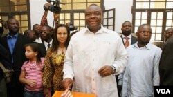 Jean-Pierre Bemba saat berlangsungnya pemilu di Kongo pada tahun 2006 (foto: dok)