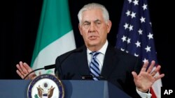 Menlu Amerika, Rex Tillerson (foto: dok).