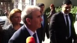 Cəmil Həsənli seçki məntəqəsində