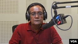 លោក មាស នី អ្នកស្រាវជ្រាវសង្គម។ (លឹម សុធី/VOA)