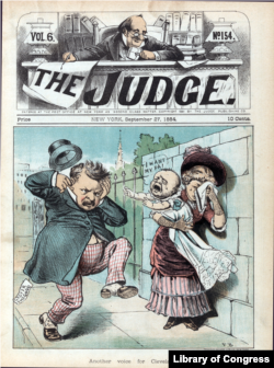In interviews with the media, Maria Halpin continued to accuse Cleveland of attacking her, then separating her from their child.