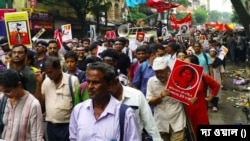 আরজি কর ও যাদবপুরকাণ্ডের প্রতিবাদে কলকাতায় জোড়া মিছিল। ৯ মার্চ, ২০২৫।