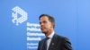 Sekretaris Jenderal NATO Mark Rutte menghadiri Konferensi Masyarakat Politik Eropa yang digelar di Puskas Arena di Budapest, Hungaria, pada 7 November 2024. (Foto: Reuters/Bernadett Szabo)