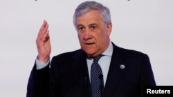 آنتونی تاجانی، وزیر امور خارجه ایتالیا