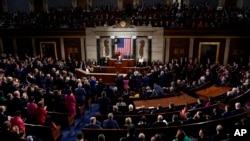 President Joe Biden delivers the State of the Union address to a joint session of Congress at the U.S. Capitol, Feb. 7, 2023, in Washington. 