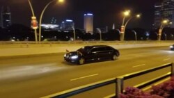 김정은 위원장 심야 차량 행렬