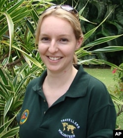 Amy de Boer, Australian Volunteer at Sepilok Rehabilitation Center in Malaysia