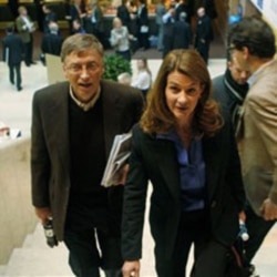 Bill and Melinda Gates.