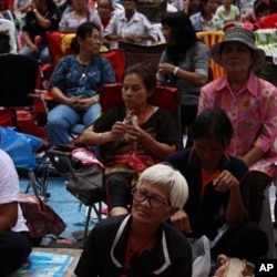 Senior Lady in the Protest Camp, Bangkok, May 16, 2010
