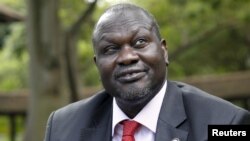 Pemimpin pemberontak Sudan Selatan, Riek Machar (foto: dok).