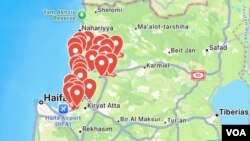 24일 이스라엘 군이 하이파에서 레바논과의 접경 인근에 공습 경보를 발령했다며 소셜미디어 X를 통해 화면을 공개했다. (화면출처: X@IDF)