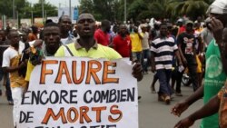 Brigitte Adjamagbo Johnson, coordinatrice de 14 partis d’opposition, jointe par Yacouba Ouedraogo