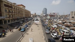 Une vue du quartier de Tokpa à Cotonou, au Bénin, 4 mars 2016.