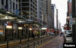 General view of downtown Houston prior to Super Bowl LI between the New England Patriots and the Atlanta Falcons in Houston, Texas, Jan. 28, 2017. (Credit: Troy Taormina-USA TODAY Sports)