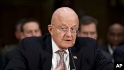Direktur Intelijen Nasional AS James Clapper bersaksi di Capitol Hill, Washington, D.C. (Foto: Dok)